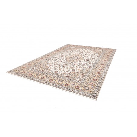 Tappeto Kashan Persia bianco grigio 250x343