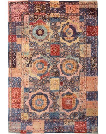 Tappeto Mamlouk Pakistan marrone grigio 200x299