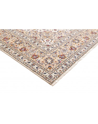 Tappeto Kashan Persia bianco grigio 250x343