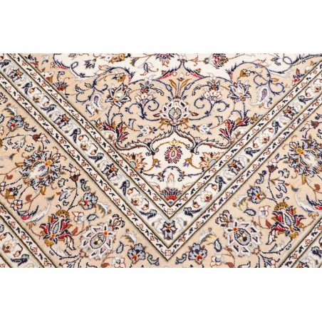 Tappeto Kashan Persia bianco grigio 250x343