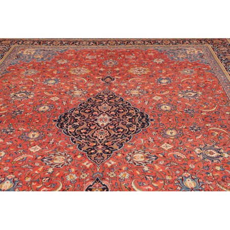 Tappeto Sarough Persia azzurro arancione 290x397