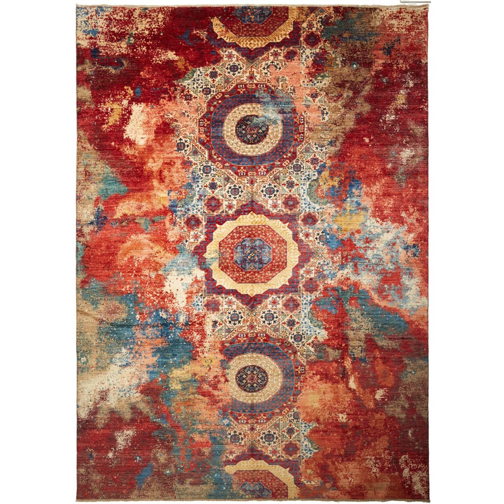 Tappeto Mona Pakistan marrone arancione 300x420 Tappeto Mona Pakistan marrone arancione 300x420