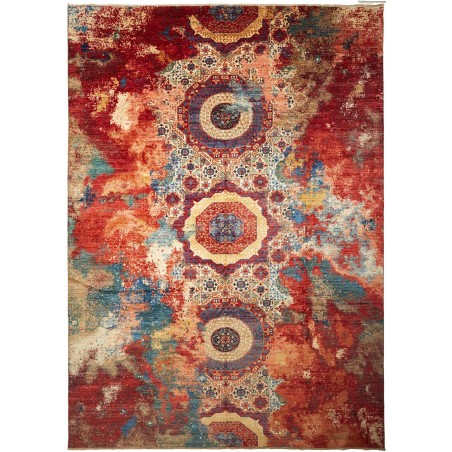 Tappeto Mona Pakistan marrone arancione 300x420