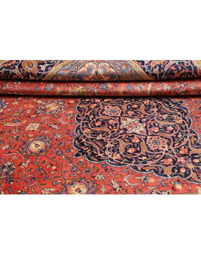 Tappeto Sarough Persia azzurro arancione 290x397