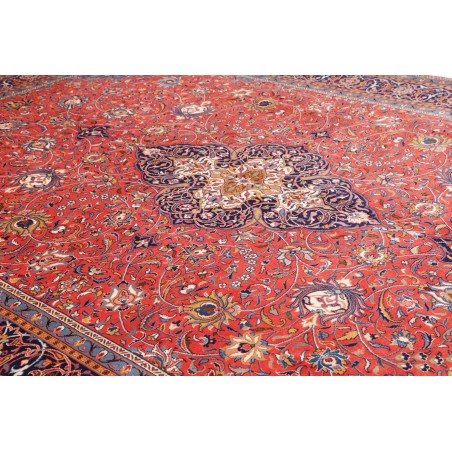 Tappeto Sarough Persia marrone bianco 300x408