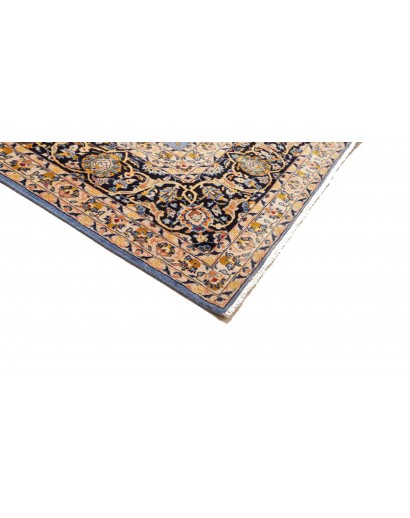 Tappeto Kashan Persia azzurro grigio 307x447