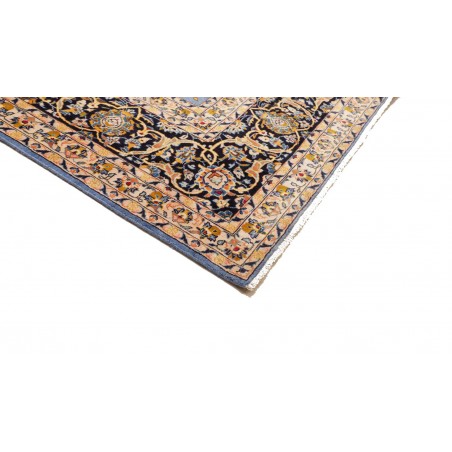 Tappeto Kashan Persia azzurro grigio 307x447