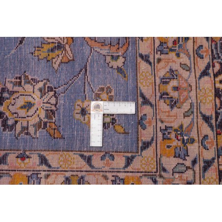 Tappeto Kashan Persia azzurro grigio 307x447