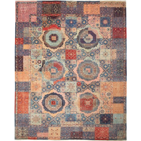 Tappeto Mamlouk Pakistan marrone grigio 281x350