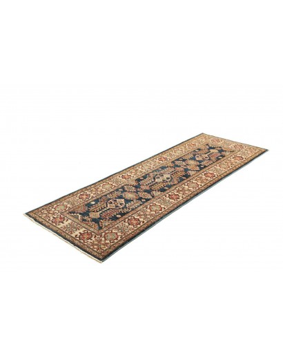 Tappeto Kazak Fine Pakistan bianco grigio 73x208