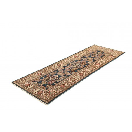 Tappeto Kazak Fine Pakistan bianco grigio 73x208