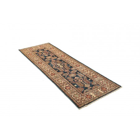 Tappeto Kazak Fine Pakistan bianco grigio 73x208