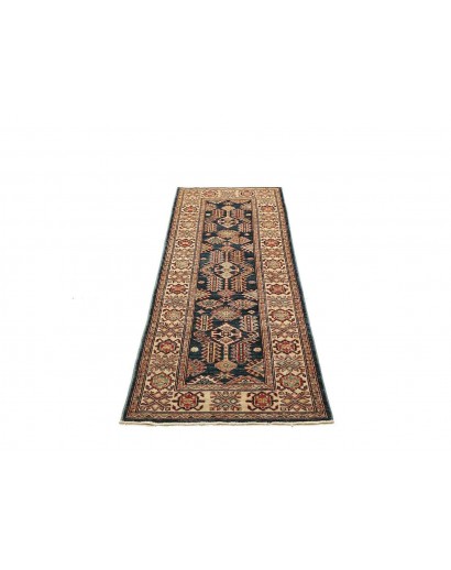 Tappeto Kazak Fine Pakistan bianco grigio 73x208