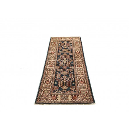 Tappeto Kazak Fine Pakistan bianco grigio 73x208