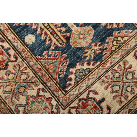 Tappeto Kazak Fine Pakistan bianco grigio 73x208