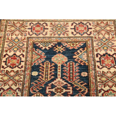 Tappeto Kazak Fine Pakistan bianco grigio 73x208