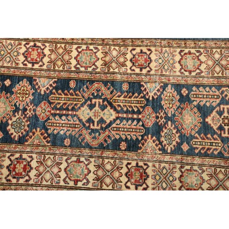 Tappeto Kazak Fine Pakistan bianco grigio 73x208