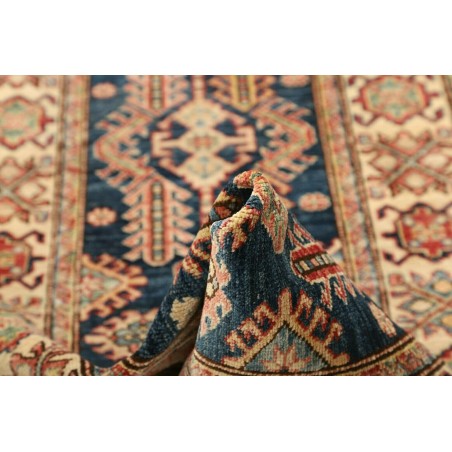 Tappeto Kazak Fine Pakistan bianco grigio 73x208