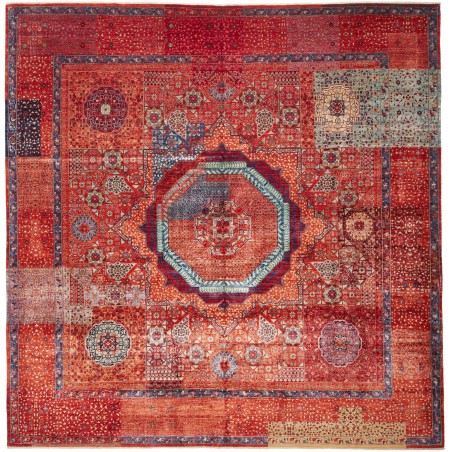 Tappeto Mamlouk Pakistan marrone grigio 299x299