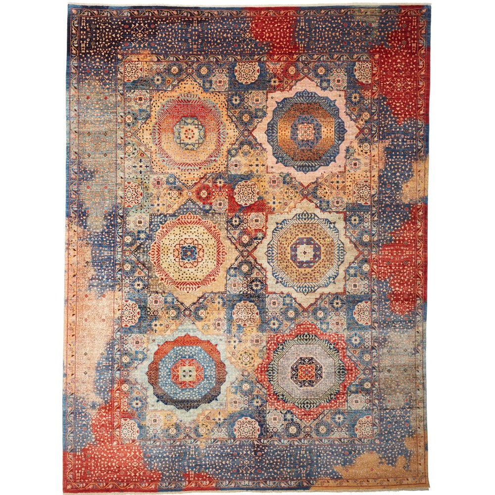 Tappeto Mamlouk Pakistan marrone grigio 248x333 Tappeto Mamlouk Pakistan marrone grigio 248x333