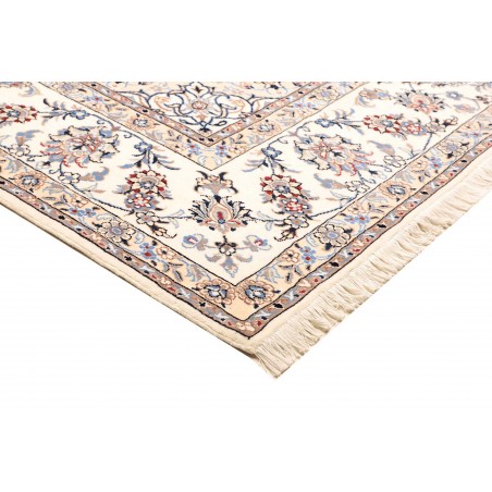 Tappeto Nain Kashmar Persia bianco 255x365