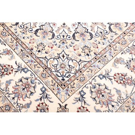 Tappeto Nain Kashmar Persia bianco 255x365