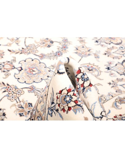 Tappeto Nain Kashmar Persia bianco 255x365