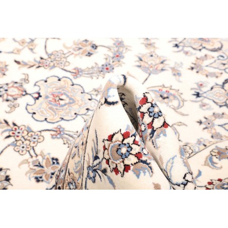 Tappeto Nain Kashmar Persia bianco 255x365