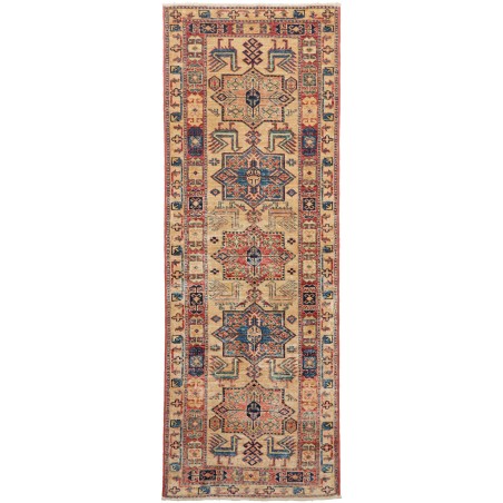 Tappeto Kazak Fine Pakistan marrone grigio 65x185