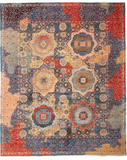 Tappeto Mamlouk Pakistan marrone grigio 248x305