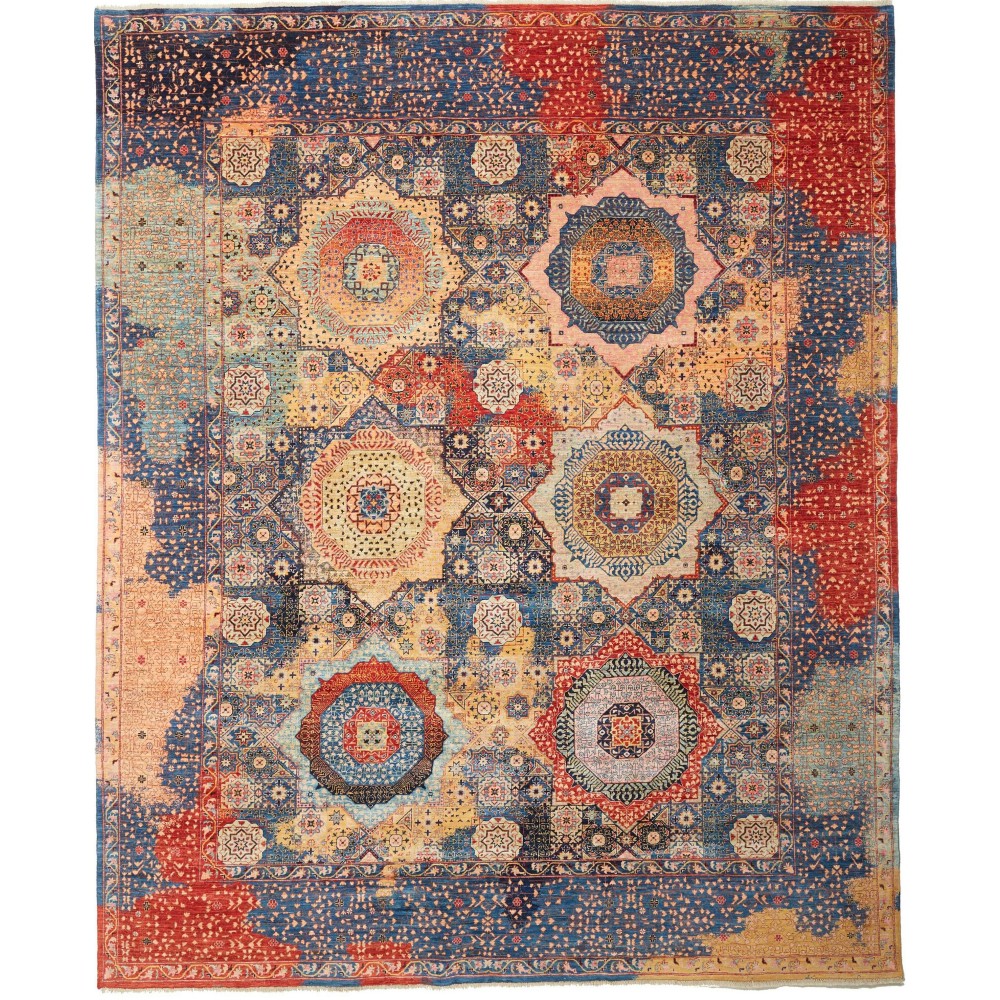 Tappeto Mamlouk Pakistan marrone grigio 248x305 Tappeto Mamlouk Pakistan marrone grigio 248x305