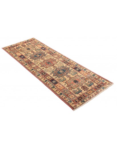 Tappeto Kazak Fine Pakistan marrone grigio 65x185