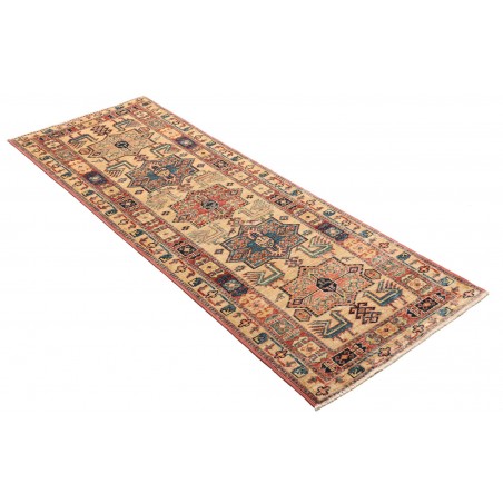 Tappeto Kazak Fine Pakistan marrone grigio 65x185