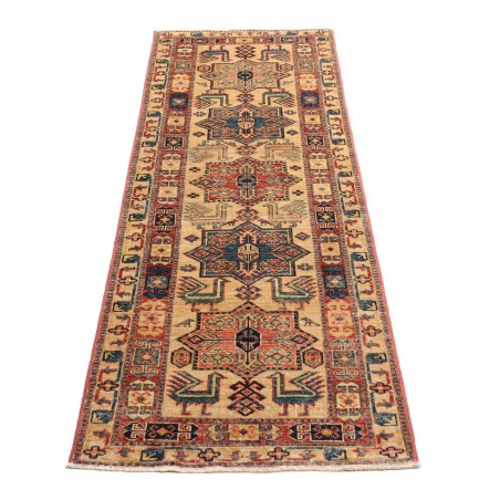 Tappeto Kazak Fine Pakistan marrone grigio 65x185