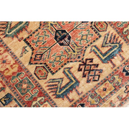 Tappeto Kazak Fine Pakistan marrone grigio 65x185