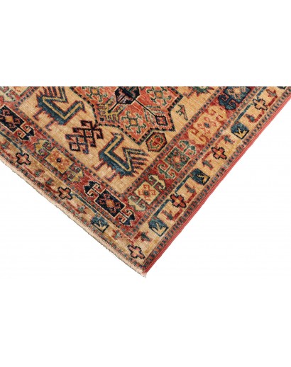 Tappeto Kazak Fine Pakistan marrone grigio 65x185