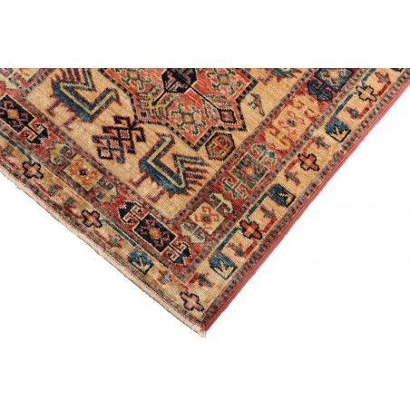 Tappeto Kazak Fine Pakistan marrone grigio 65x185