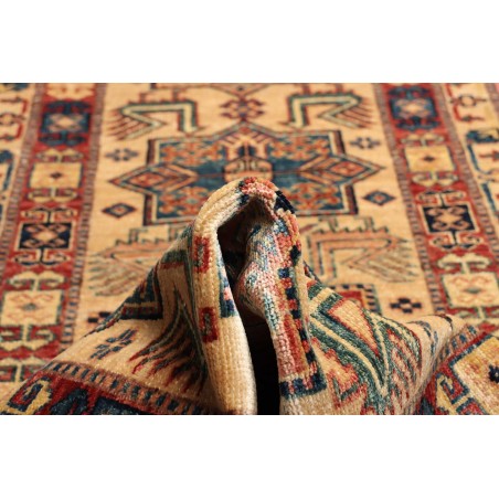 Tappeto Kazak Fine Pakistan marrone grigio 65x185