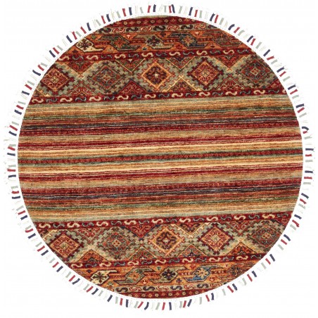 Tappeto Samarkand Pakistan marrone arancione 97x97