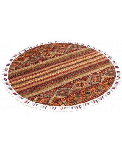 Tappeto Samarkand Pakistan marrone arancione 97x97