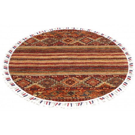 Tappeto Samarkand Pakistan marrone arancione 97x97