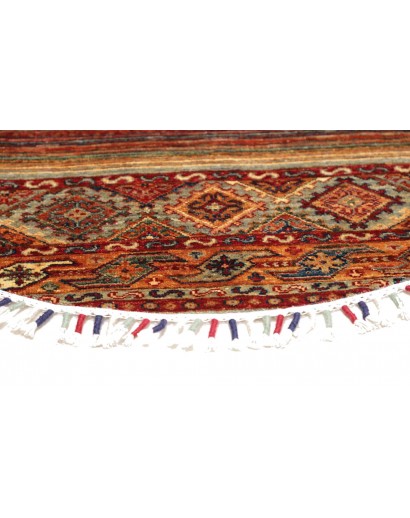 Tappeto Samarkand Pakistan marrone arancione 97x97