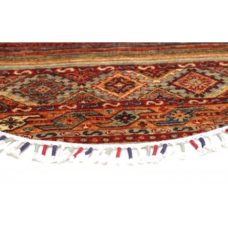 Tappeto Samarkand Pakistan marrone arancione 97x97