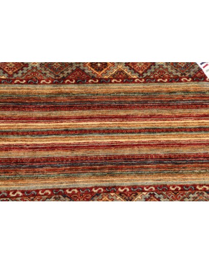 Tappeto Samarkand Pakistan marrone arancione 97x97