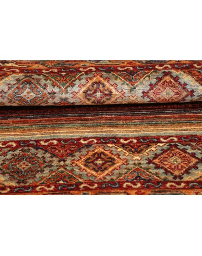 Tappeto Samarkand Pakistan marrone arancione 97x97