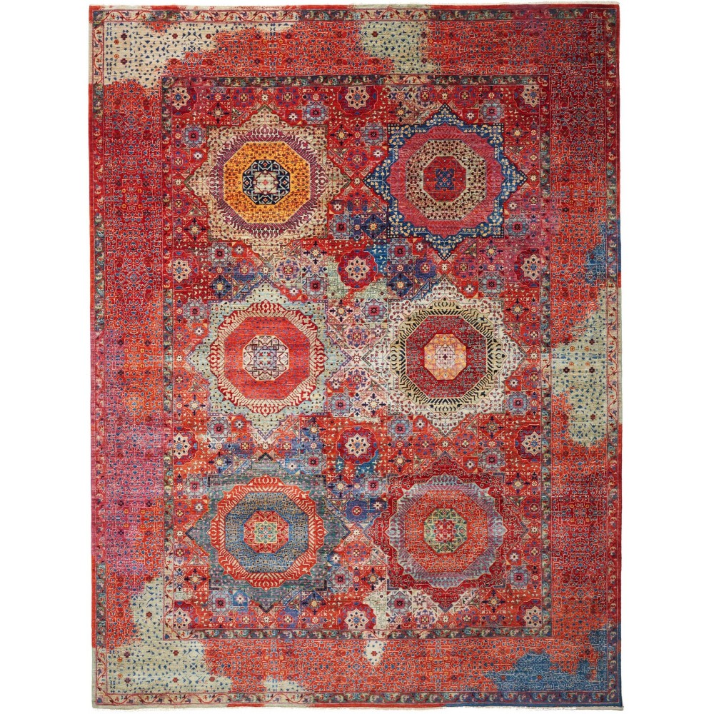 Tappeto Mamlouk Pakistan marrone beige 246x332 Tappeto Mamlouk Pakistan marrone beige 246x332