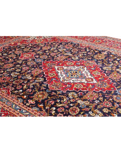 Tappeto Kashan Persia marrone grigio 246x370