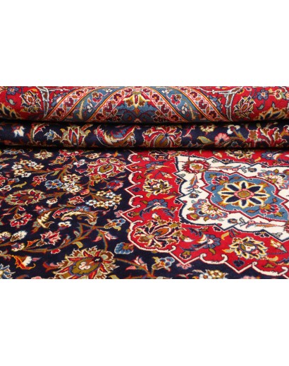 Tappeto Kashan Persia marrone grigio 246x370