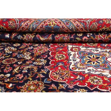 Tappeto Kashan Persia marrone grigio 246x370