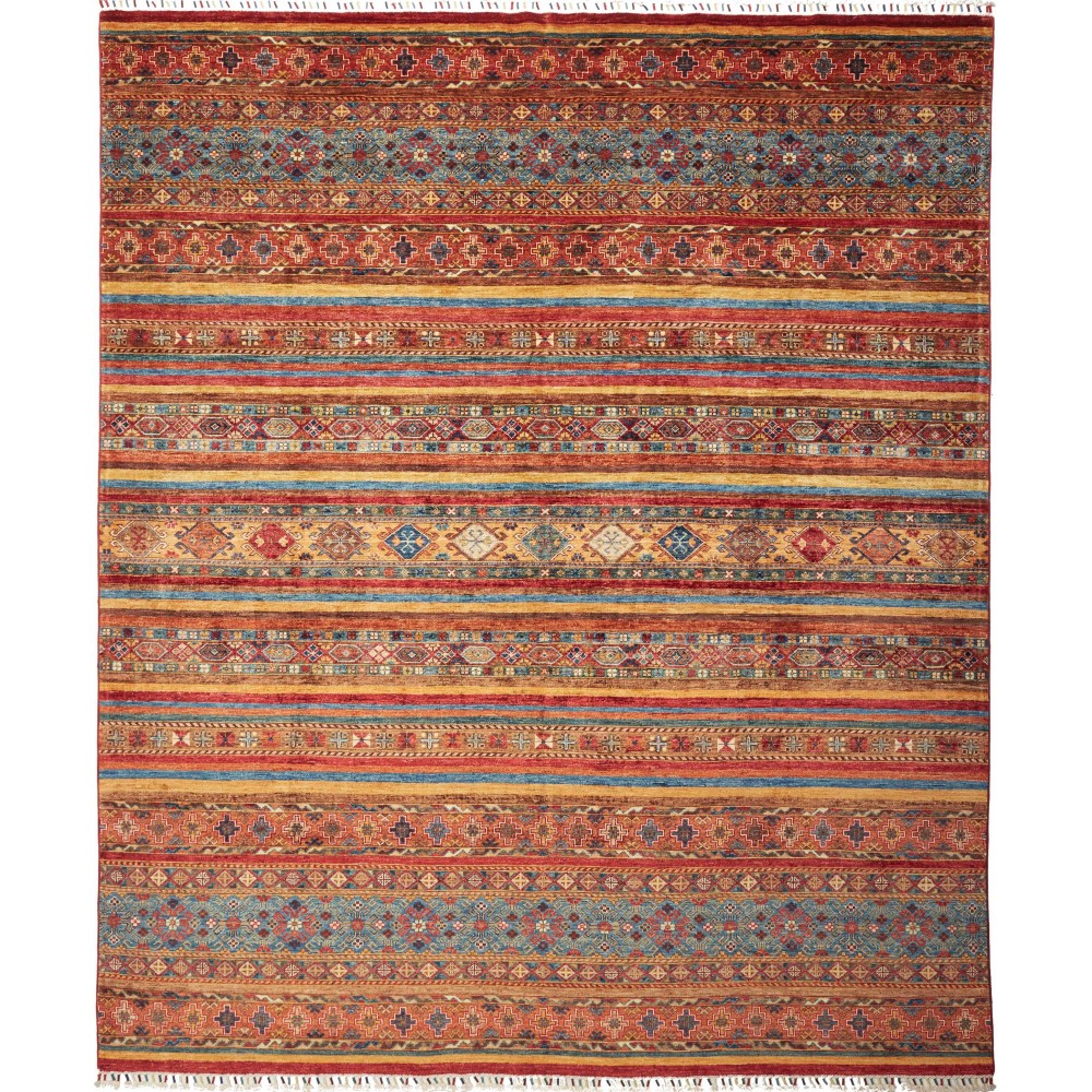 Tappeto Samarkand Pakistan rosso arancione 254x300 Tappeto Samarkand Pakistan rosso arancione 254x300